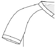 Raglan cut